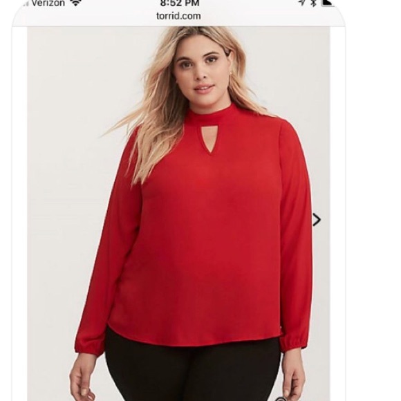 torrid red tops